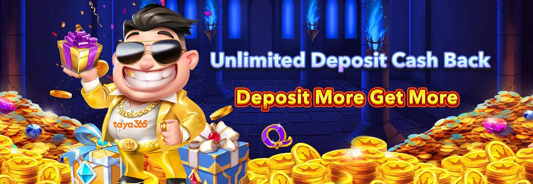 Taya365 Online Casino - Free Spins Promotional Banner