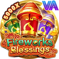 Fireworks Blessings slot game by VA Slot - Play at Taya365 Online Casino Philippines