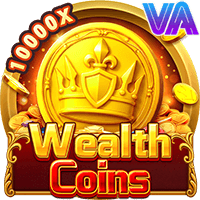 Wealth Coins slot game by VA - Play at Taya365 Online Casino Philippines